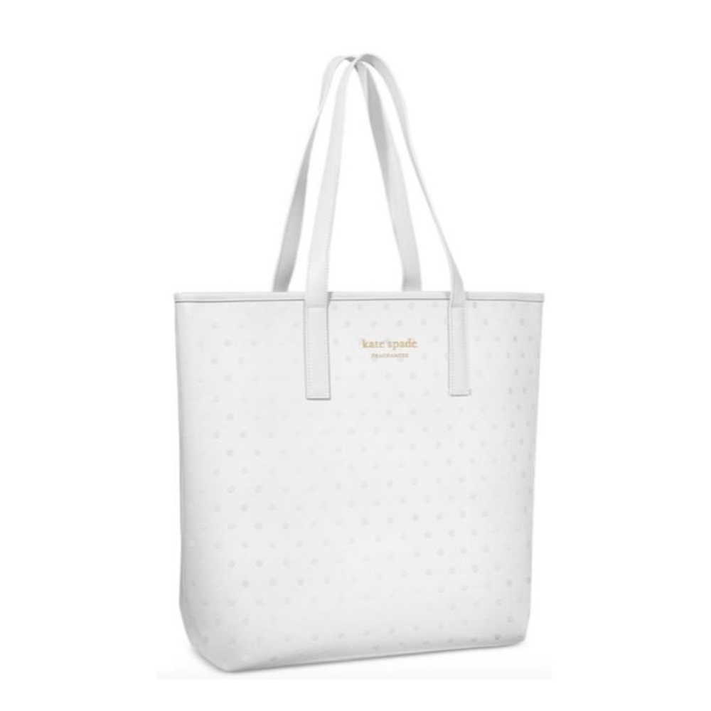 KATE SPADE Large White Tote Bag NWT